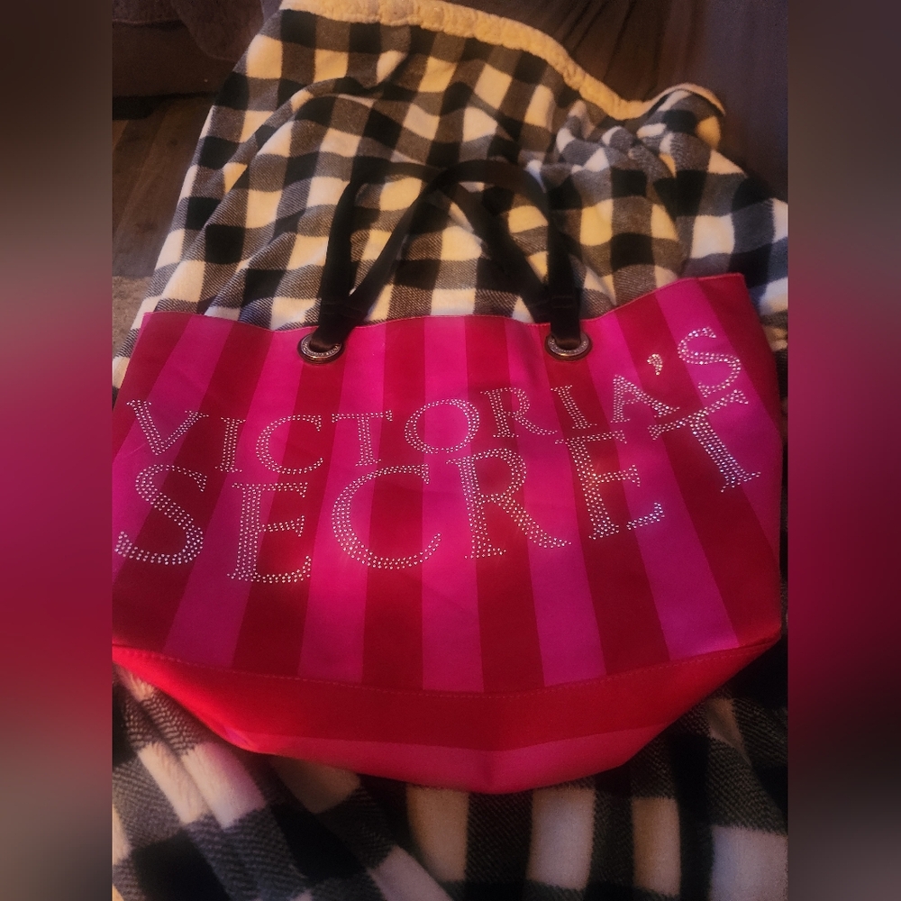 Victoria's Secret Bold Pink Tote